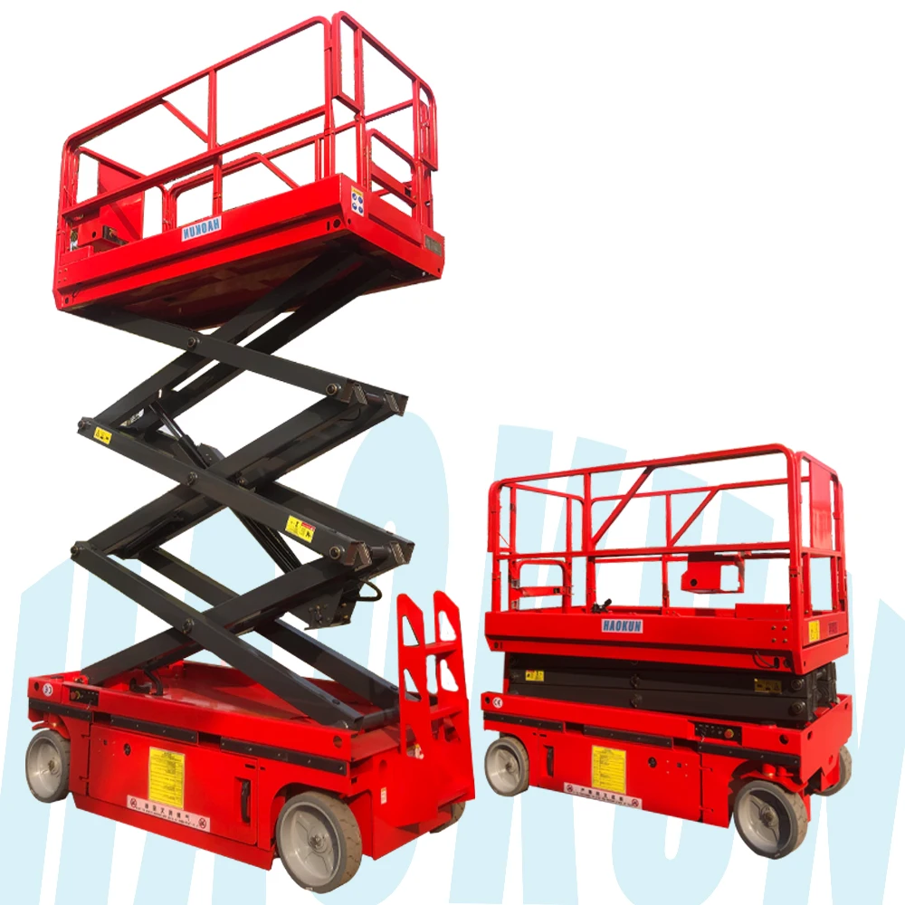 #2025 New Arrive 10 m 12 m Self-Propelled Mobile Elevated Hydraulic Scissor Jack Lift Table for Aerial Work