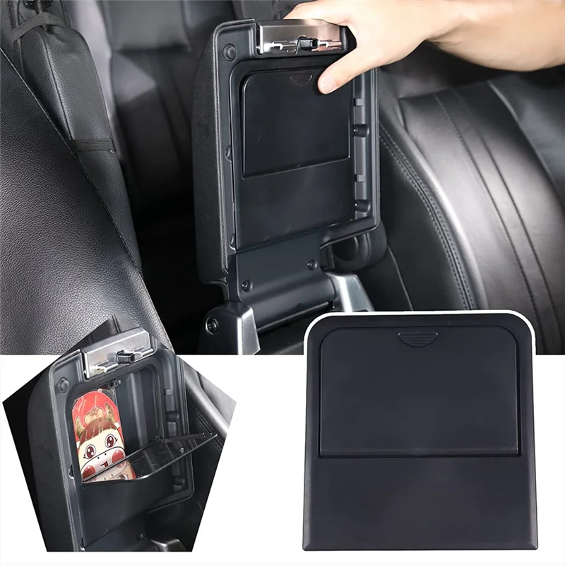 

A77Q-Armrest Box Storage Box Tray For Land Rover Discovery 4 2010-2016 Central Armrest Storage Box Accessories