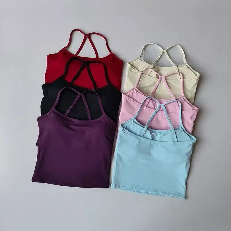 Shockproof High-Intensity Exercise Fitness Bra with Padding for Fitness Running Gathered Yoga Beauty Back Breathable Bra Women