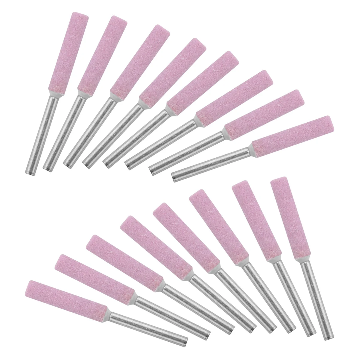 새로운 16Pcs 전기 톱 숫돌 연삭 돌 4.8mm 선명 도구 돌 버 체인 톱 숫돌 파일 교체 도구