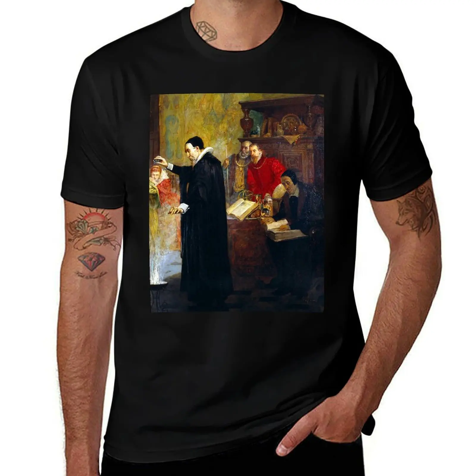 

mens designer Keys Enochian graphic John and man t cotton quality shirt the shirts shirts t T-Shirt Dee high t