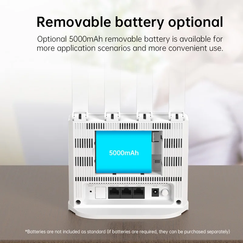 PLERY WiFi6 300Mbps 4G LTE CAT4 Router esterno Inserisci un Sim 2.4Ghz Router di segnale Wifi Amplificatore extender wireless plug and play