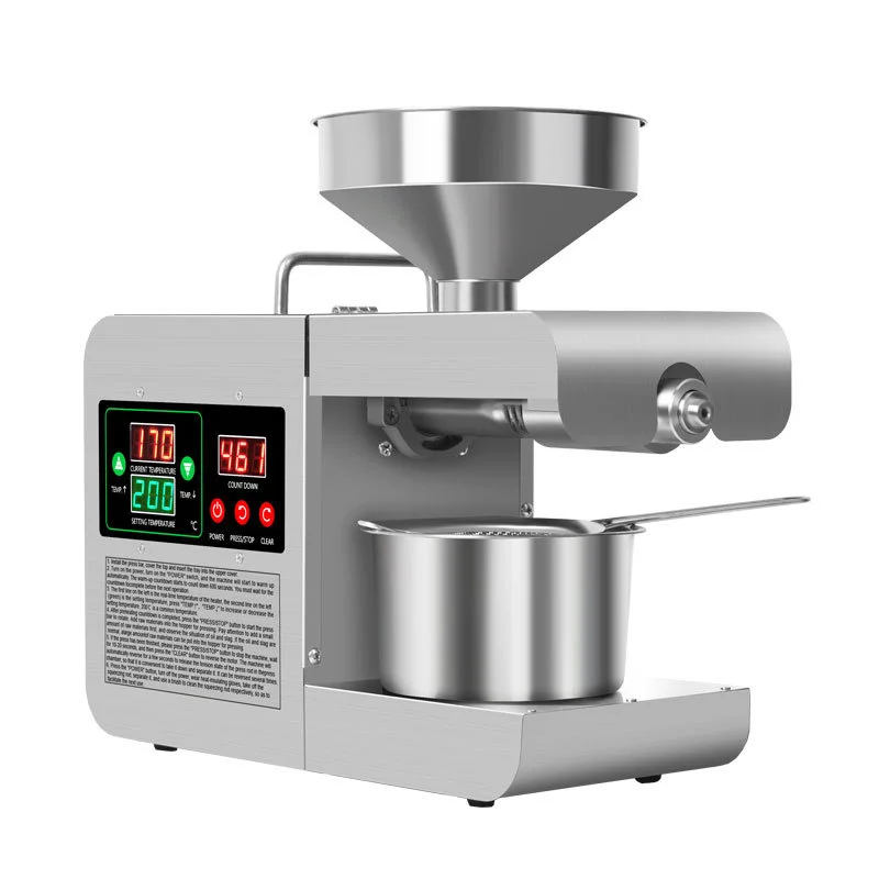 X8S X5S X3 Oil Press Automatic Household FLaxseed Oil Extractor Peanut Oil Press Cold Press Oil Machine 820W (MAX)