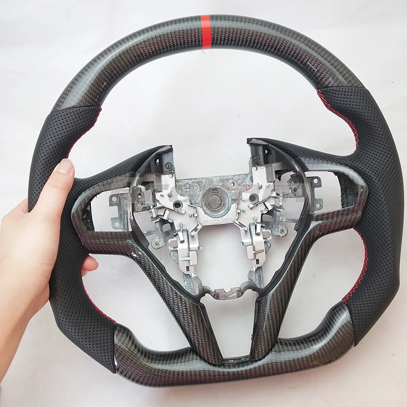 Carbon Fiber Steering Wheel Customized For Honda CR-Z CRZ 2010 2011 2012 2013 2014 2015 2016