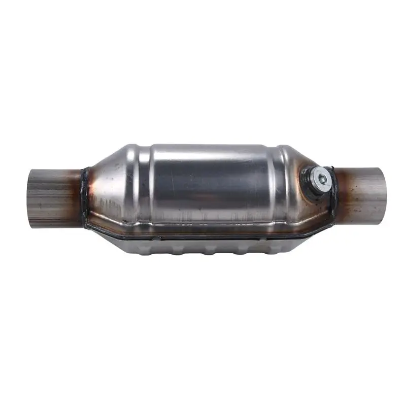 LLCS-Universal Catalytic Converter 400 Cells High Flow Muffler Catalytic Converter Euro 1 Round Stainless Steel