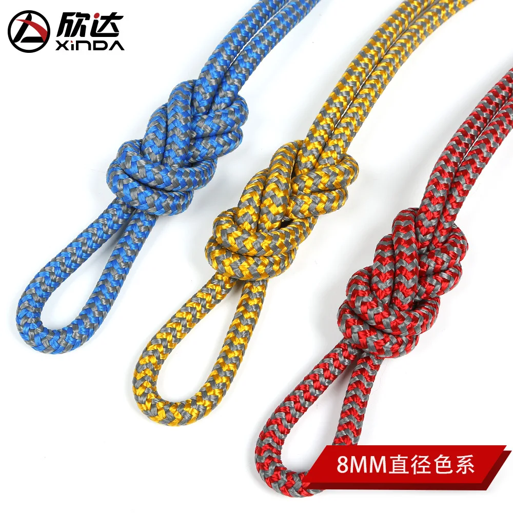 High Temperature Resistance Tree Climbing Rope,Garden High Altitude Training Ascent, Special Static Grabbing Rope,D:11.5mm