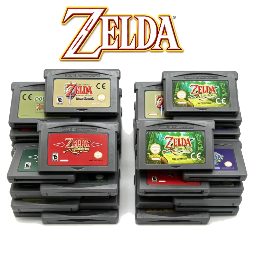 Game Boy Advance GBA Cartridge The Legend of Zelda Series Ages Seasons Four Swords Minish Cap Link's Awakening DX Game Card - view 4