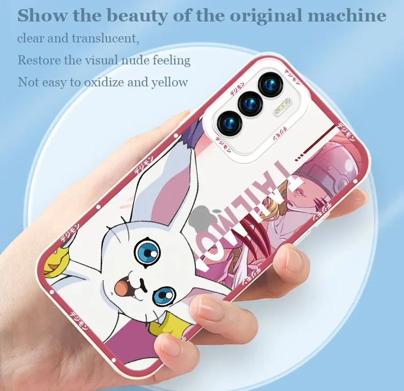 Digital Monster Digimon Soft Silicone Phone Case for iPhone 16 15 14 13 12 11 Pro Max Mini XR XS X 8 7 Plus SE 2020 Claer Cover