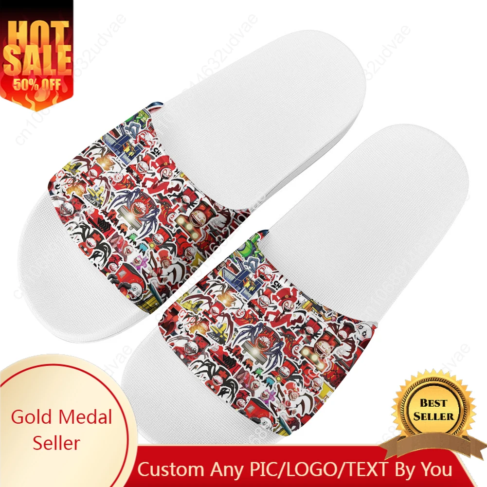 

Choo Choo Charles Slippers Home Bathroom Sandals Water Shoes Men Women Teenagers Indoor Poor Sandal Customized Summer Slipper