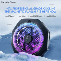 Black Shark Magnetic/Back Clip Phone Cooler 4 Pro Gaming Air Cooler Radiator Cooling Fan Turbo With RGB Light For Android iOS