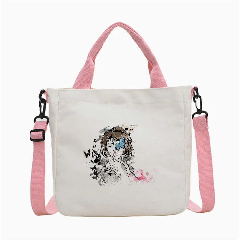 Life Is Strange tote bag grocery canvas  y2k shoulder  personnalisable woman
