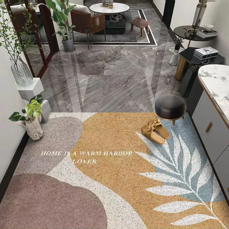 

Коврики для входной двери, грязеотталкивающие, простые, противоскользящие, напольные коврики для удаления пыли для домашнего использования входную зону для смены обуви