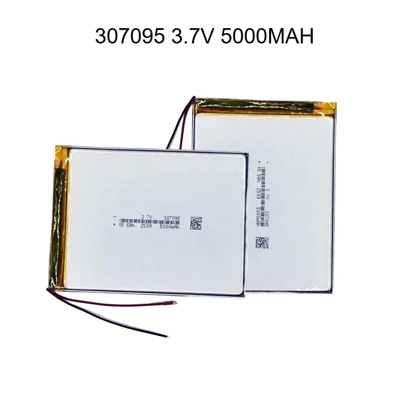 

2/4/6/8PCS 307095 5000mah 3.7V Rechargeable Polymer Lithium Batteries for 8 Inch 9 Inch GPS MID Smartphone Tablet Battery