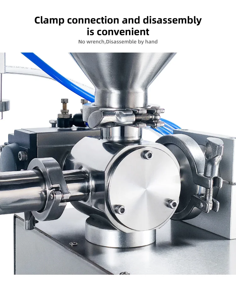 0-1000ml  Piston Filler for Paste Piston Filler Filling Packing Packaging Machine