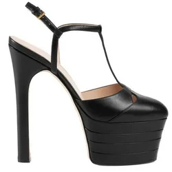 【Measure Your Feet Length Before Order】Luxry Designer Women Sandals High Heel Strappy Sexy Dress Party Platform Lady Shoe D-SL-2