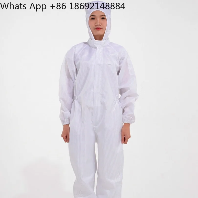 Anti-static new onesie plus pocket purification workshop work clothes