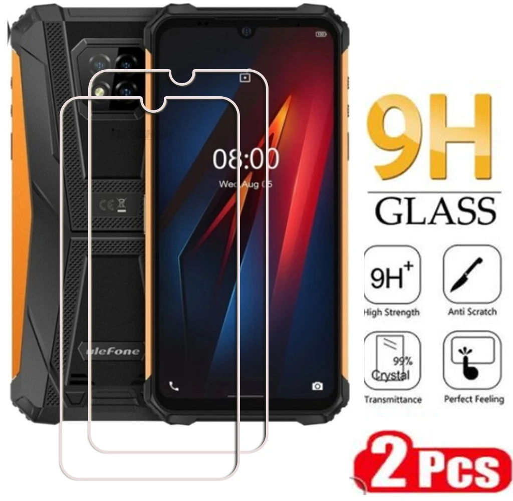 

2 шт., 9H HD закаленное стекло для Ulefone Armor 8 Pro 6,1 дюйма, Ulefone Armor8 8Pro 5G, защитная пленка для экрана, защитная пленка