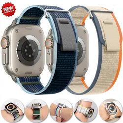 Trail Loop Strap for Apple Watch Band Ultra 2 49mm 10 9 8 7 46mm 42mm 45mm 41mm Adjustable Belt iwatch Series 6 5 4 SE 44mm 40mm