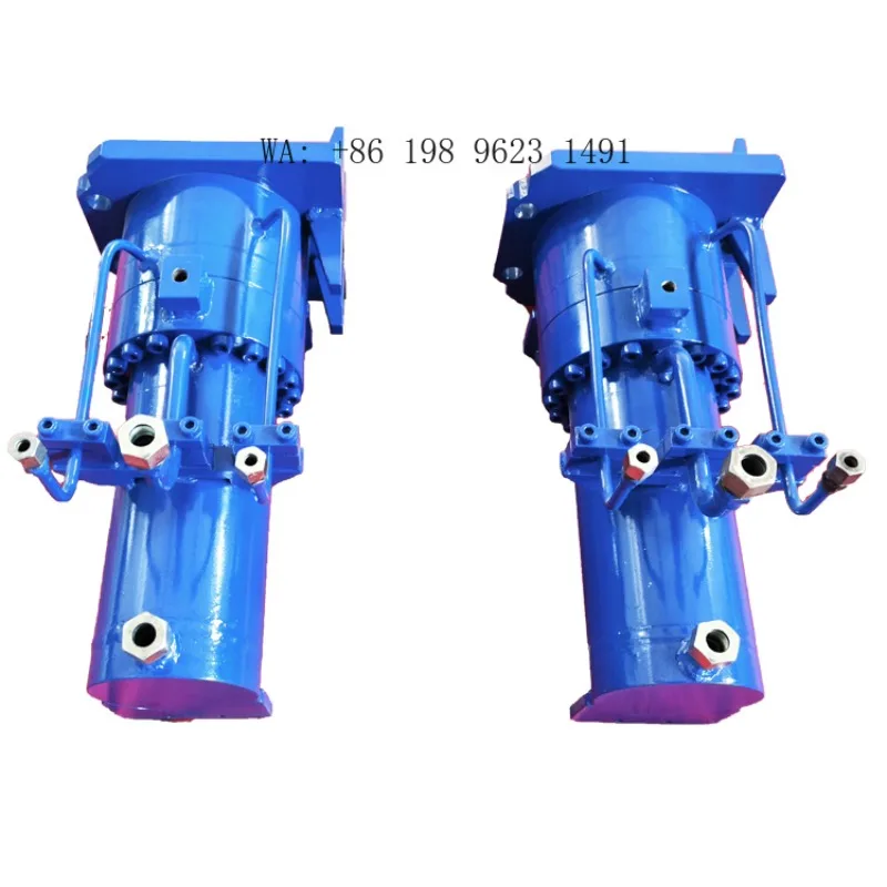 High Temperature Resistant Double Stroke Hydraulic Cylinder High Strength Oil Cylinder for RC Excavator Industrial Machinery