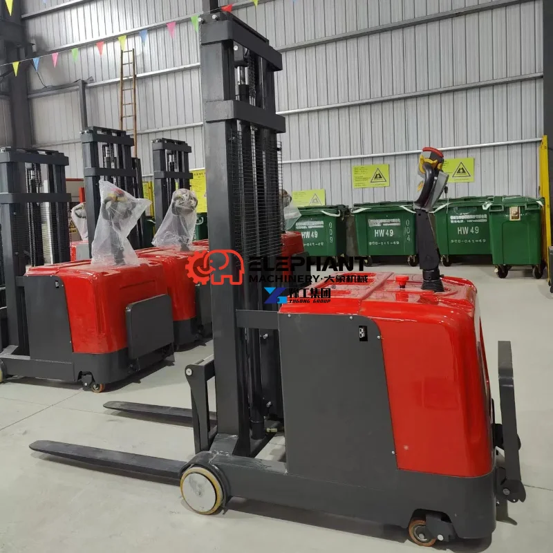 Counter Balance Weight Full Electric Stacker Walkie Electric Forklift with 4m Lifting Height