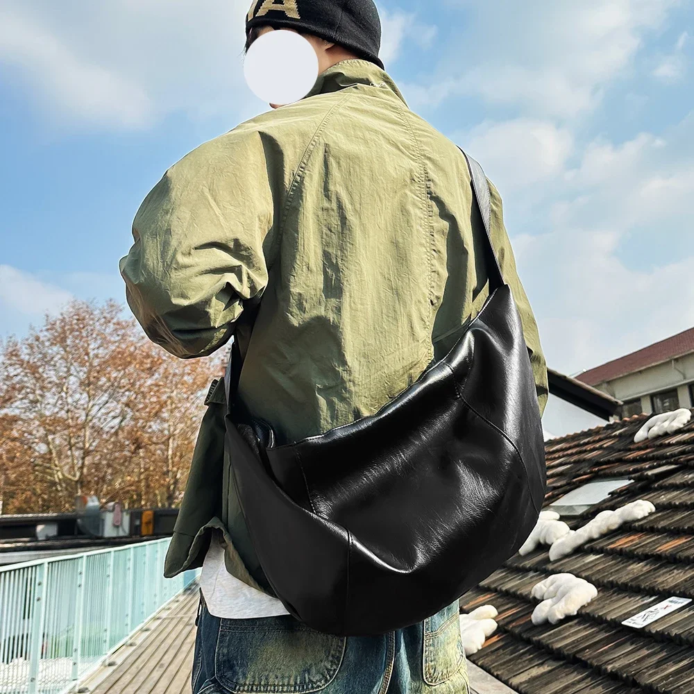 Herrenmode, lässige Umhängetasche, große Kapazität, leicht, schlichtes Design, Hüfttasche, Outdoor-Sport-Rucksack, vielseitig einsetzbar für den täglichen Gebrauch. – Detail 17
