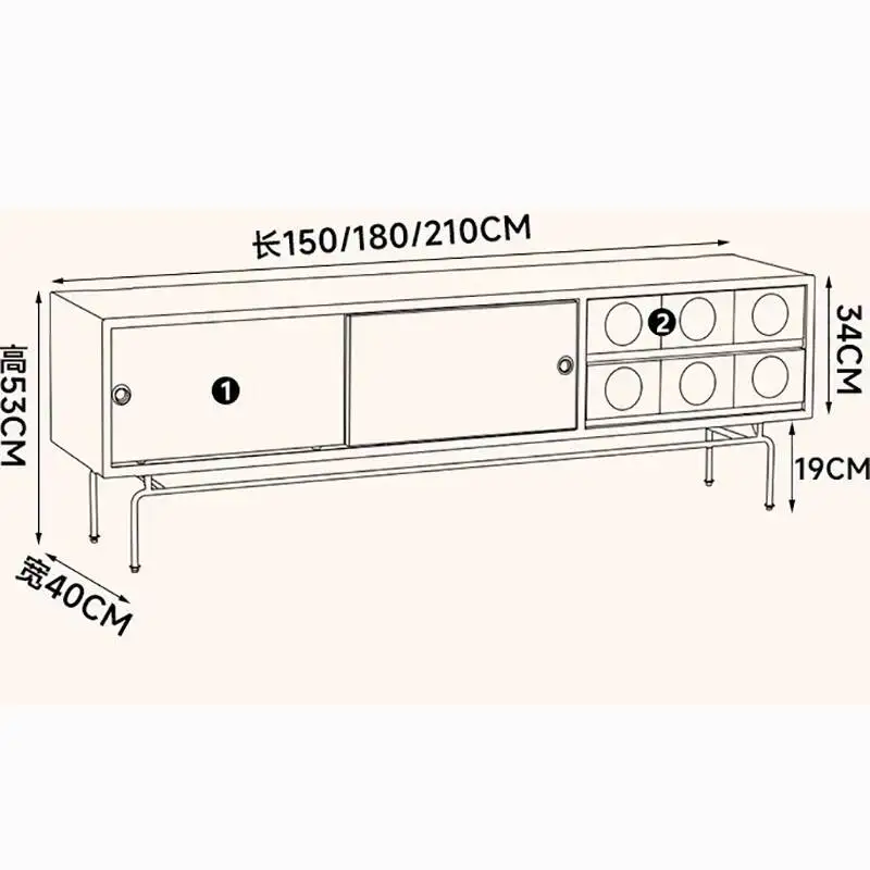 Elegant Unique Tv Brackets Storage Modern Minimalist Tv Stand Aesthetic Premium Mueble Para Televisor Living Room Furniture