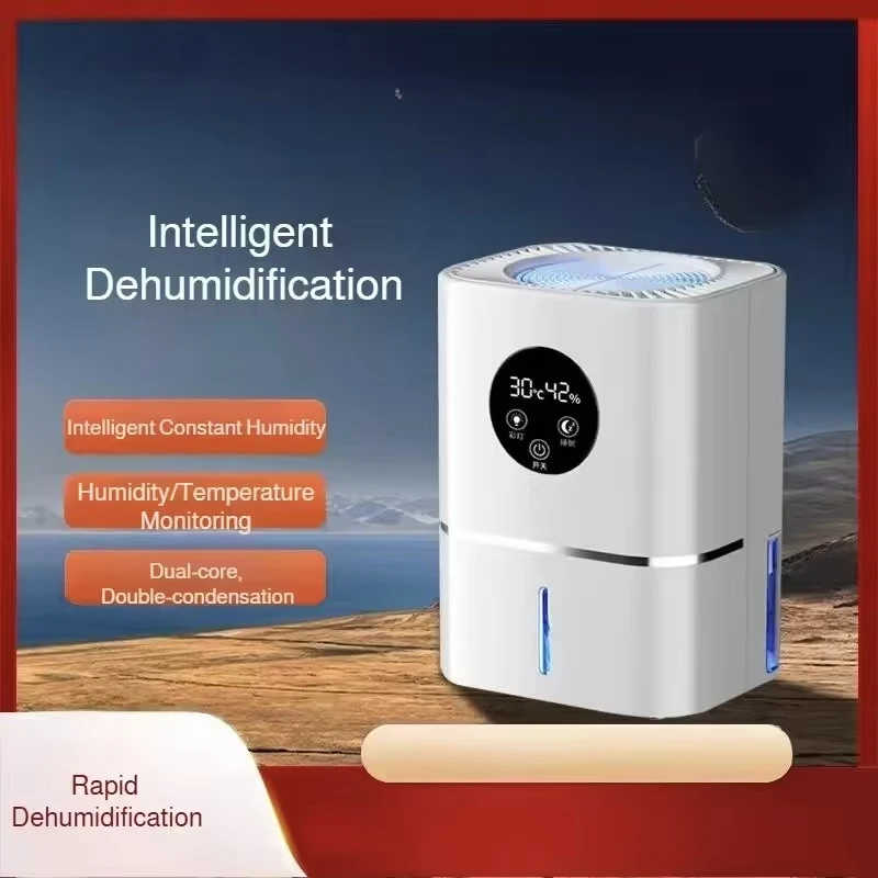 NewPortable Dehumidifier Bedroom Air Dehumidifier Moisture Absorption Eliminate Damp Mold Indoor Dry Room for Home Office an