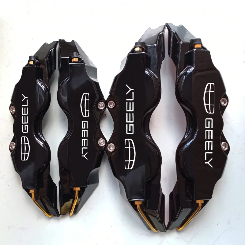 4 Or 2 Pcs Plastic With White Sticker Disc Brake Caliper Cover For Geely Emgrand Gc6 Gc7 Gx7 X7 Lc Ec8 CK ATLAS CK2 CK3 GT view 2