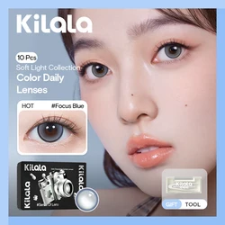 Kilala 1Day Color Contact Lenses Non-Lonic Colored Lenses for Eyes Daily Dress Up Cool Girl Party Dating 10Pcs Daily Lens