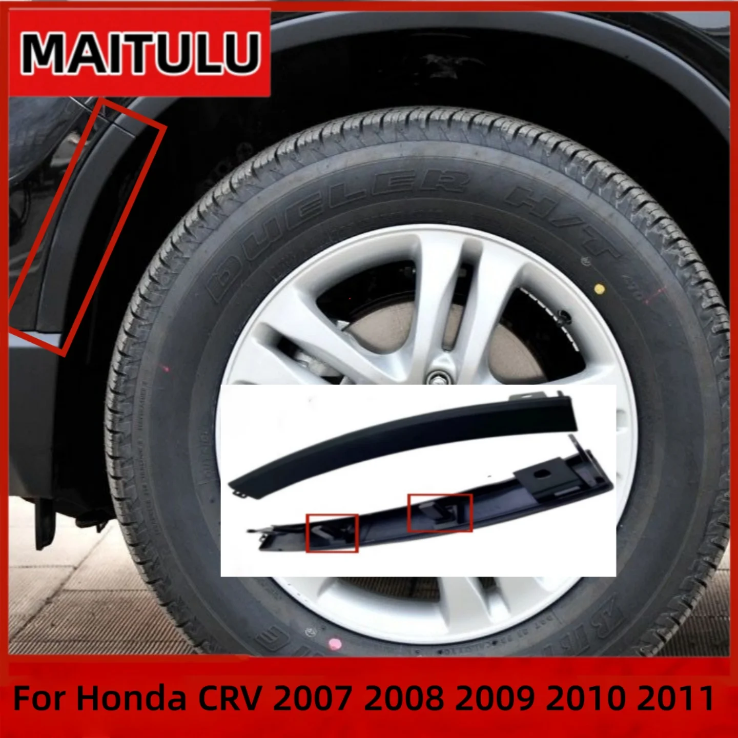 

For Honda CRV 2007 2008 2009 2010 2011 Front Bumper Fender Eyebrow Molding Trim 71108-SWA-000 71103-SWA-000 auto spare parts