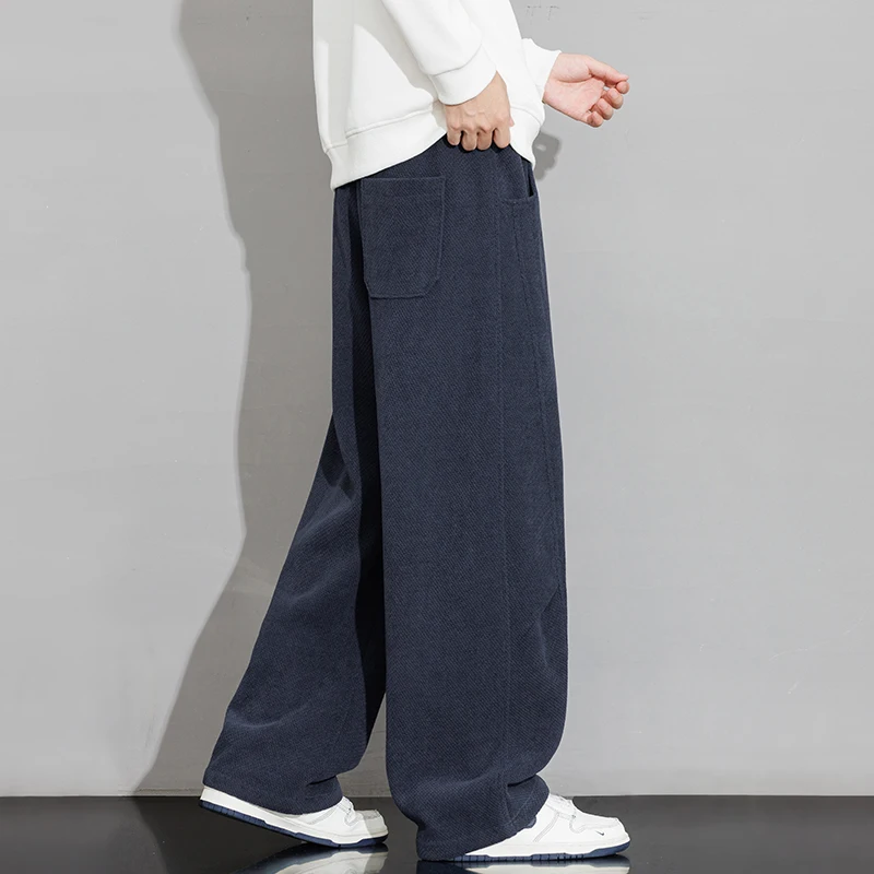 Mens Casual Cargo Pants Workout Joggers Drawstring Sweatpants Elastic Waist, Cargo Pockets, Straight Leg, Baggy Outdoor, Running