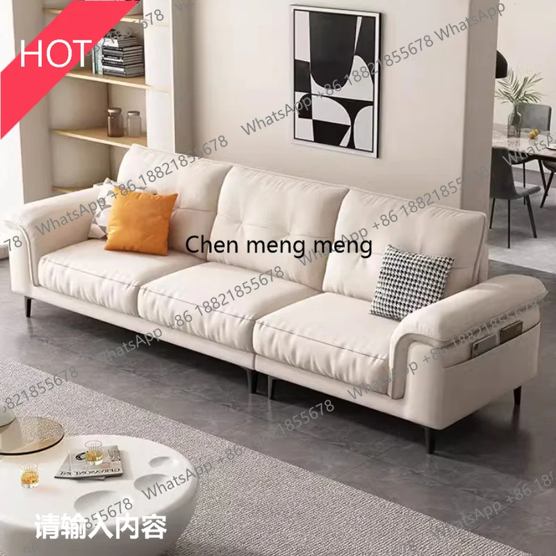 

M02 Large White Living Room Sofas Modern Minimalist Save Space Lounge Accent Living Room Sofas Luxury Muebles Lounge Suite