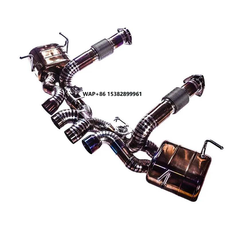 GFC Exhaust Pipe for Corvette C8 Z06 5.5L Titanium Alloy Valve Exhaust Muffler System