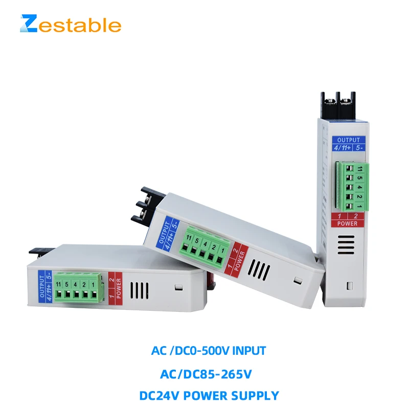 Transformador de Tensão Regulador de Sinal Fonte de Alimentação Za-wu ca 5v 100v 200v 500v 1000v Entrada 420ma 010v Saída dc 24v 220v