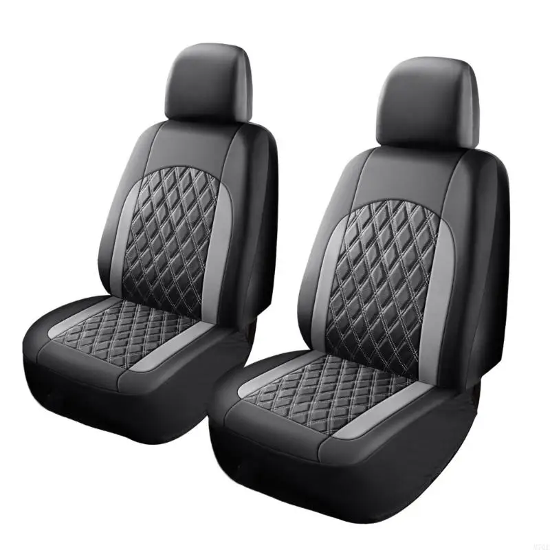 M76E Set mit 2/4/9 PU-Leder-Autositzbezügen, modisches Design für Familienfahrzeuge, SUVs – Detail 6