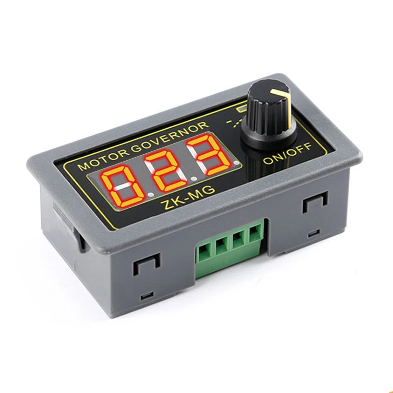 DC 5-30V 12v 24v 5A DC Motor Controller PWM Adjustable Speed Digital display encoder duty ratio frequency MAX 15A ZK-MG