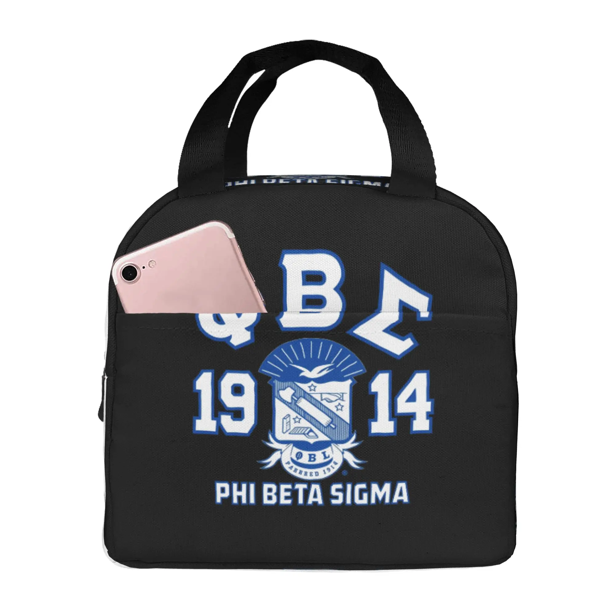 Estuche para lápices Beta Sigma Phi para niña y niño, estuche grande para lápices Sigma Since 1914, accesorios escolares