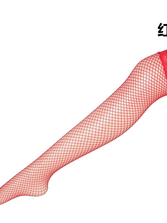 Sexy Net Socks Women Sexy Open One-piece Fishing Net Socks Black Silk Temptation Hollowed Out Beautiful Legs Knee Sexy X8NV