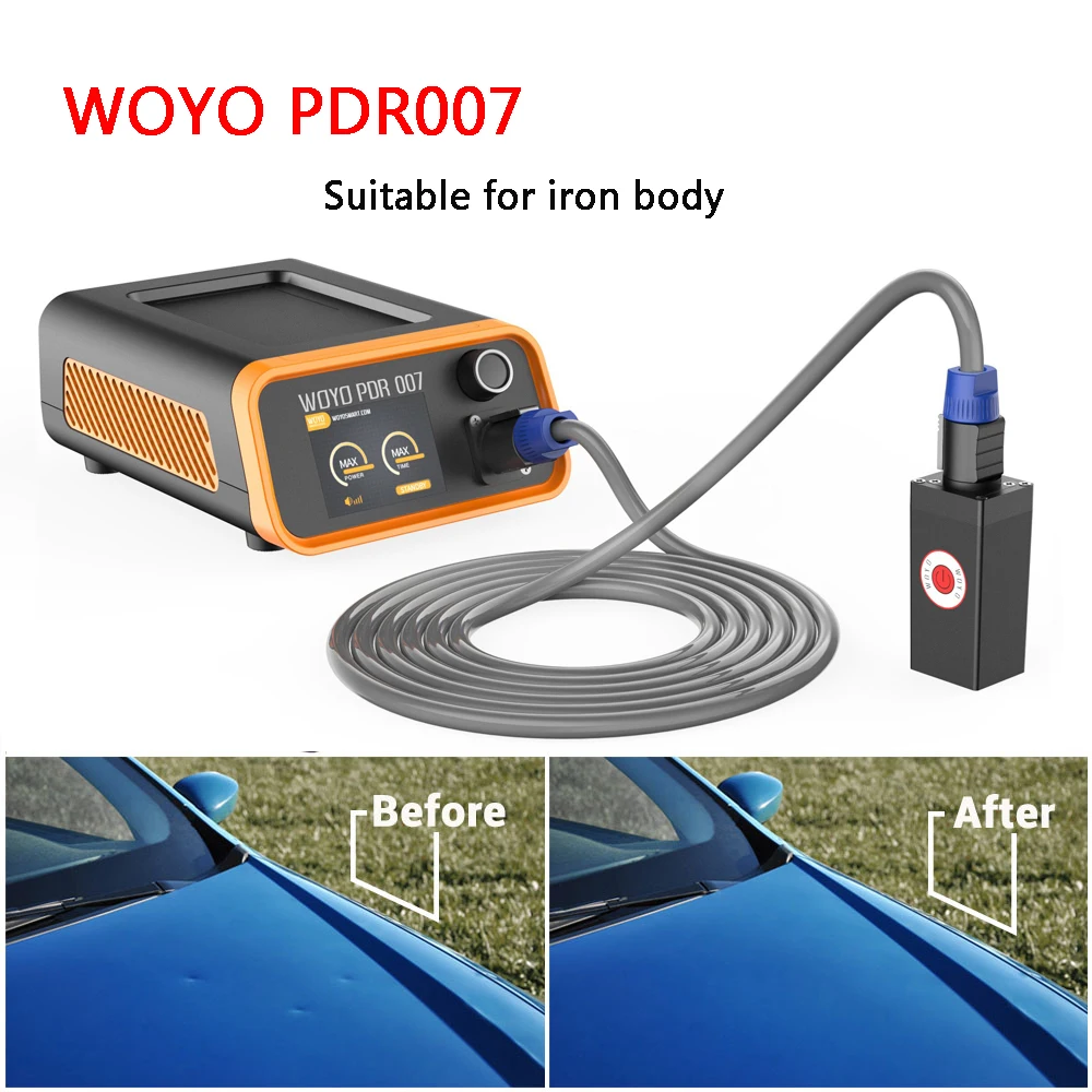 WOYO PDR007 with Repair Handle for Iron Steel Body Electromagnetic Depression Repair Device PDR 007 Auto Body Paintless Puller