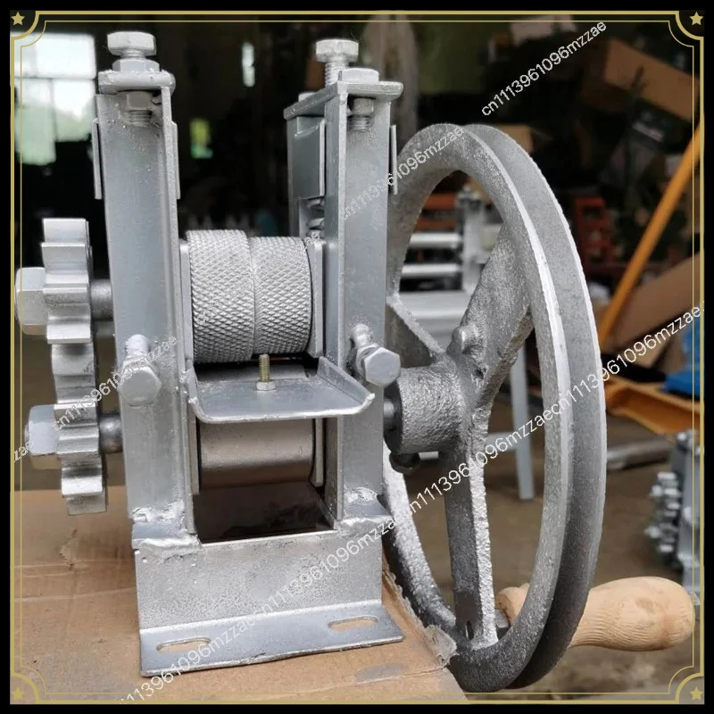 Small Electric Strip Breaking Machine Hand Crank Open Sheet Machine Bamboo Strip Layering Machine Bamboo Breaker Household