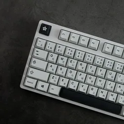 129 Keys Minimalist White Japanese PBT keycaps For Mechanical keyboard Cherry profile keycap Simple Custom keycap Anne Pro GK61