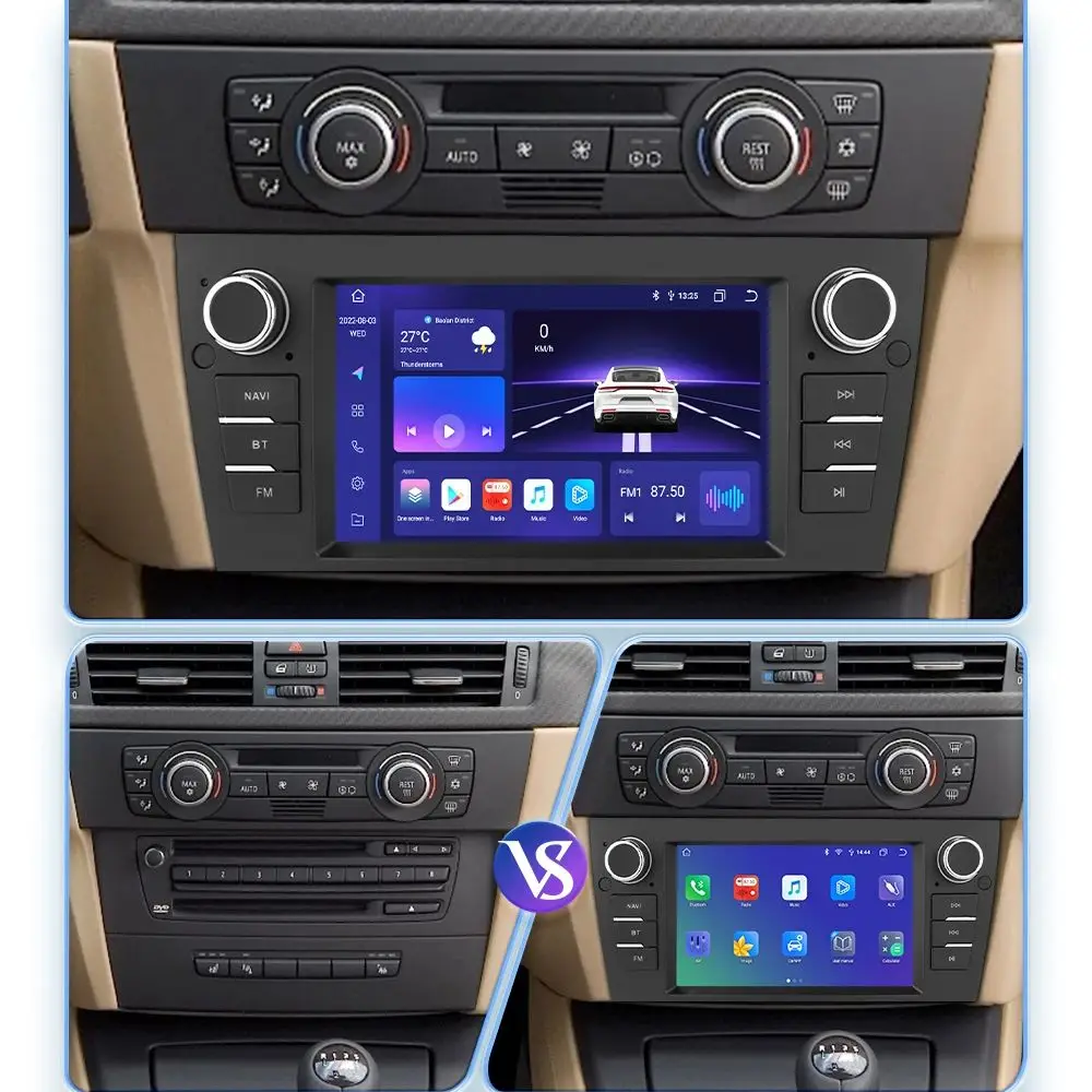 Android Auto Multimedia Player Für BMW 3er E90 E91 E92 E93 2006-2012 Navigation GPS Stereo 4G-LET autoradio Carplay