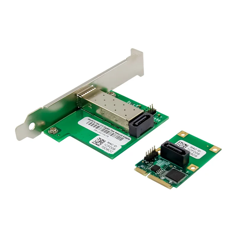 SUNWEIT ST7241 MiniPCIE Intel I210 Single-SFP Fiber Server NIC in Stock