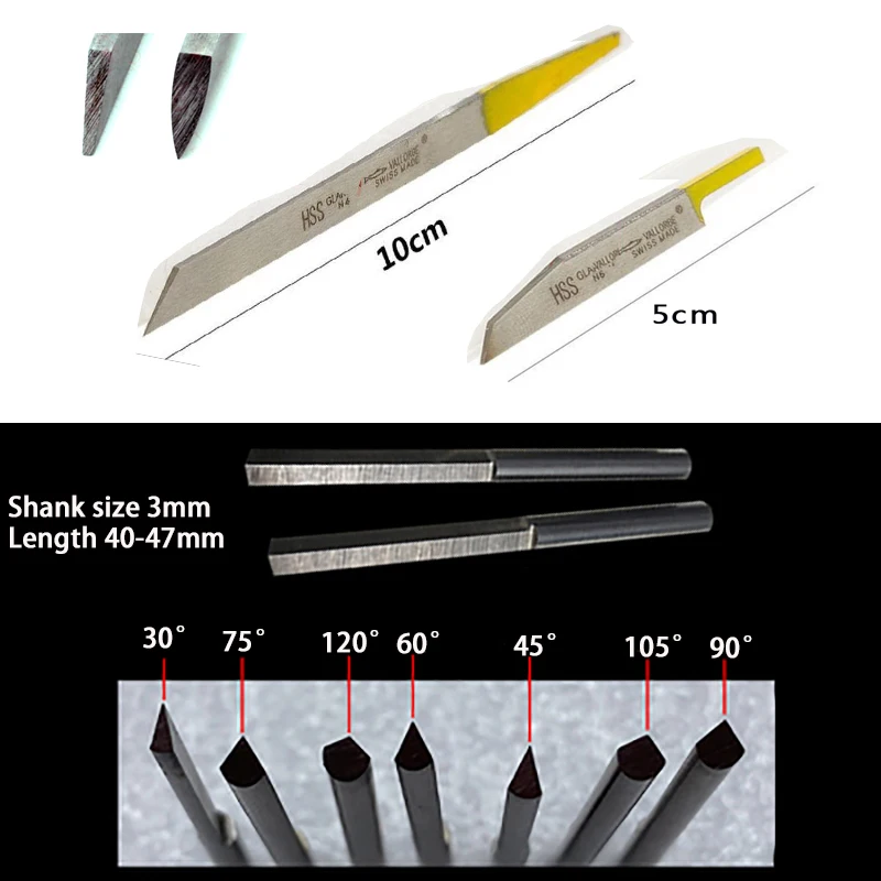 Pneumatic Carving Knives Jewelry Engraving Knife Tungsten Steel Graver Jewelry Engraver Tools impact cutting