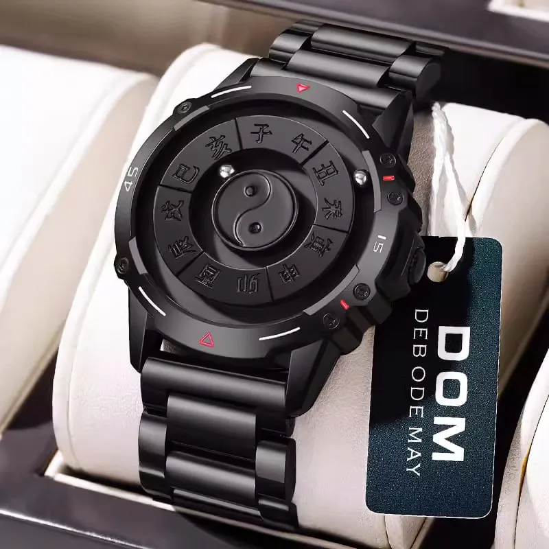 Business Men Watch Multifunctional Large Dial Quartz Watches Calendar