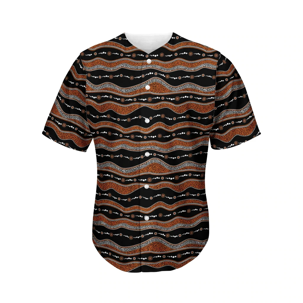 Newest 3Dprinted Aboriginal Pattern Newest Baseball Jersey Shirt Casual Streetwear Unique Unisex Funny Sport Streewear Style-1