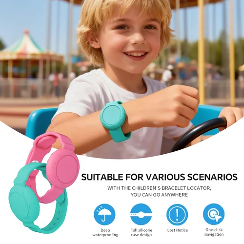Imagen 2 del producto Nuevo rastreador Global pulsera para niños localizador impermeable adecuado para teléfonos móviles Xiaomi Huawei sistemas Android seguimiento de mascotas