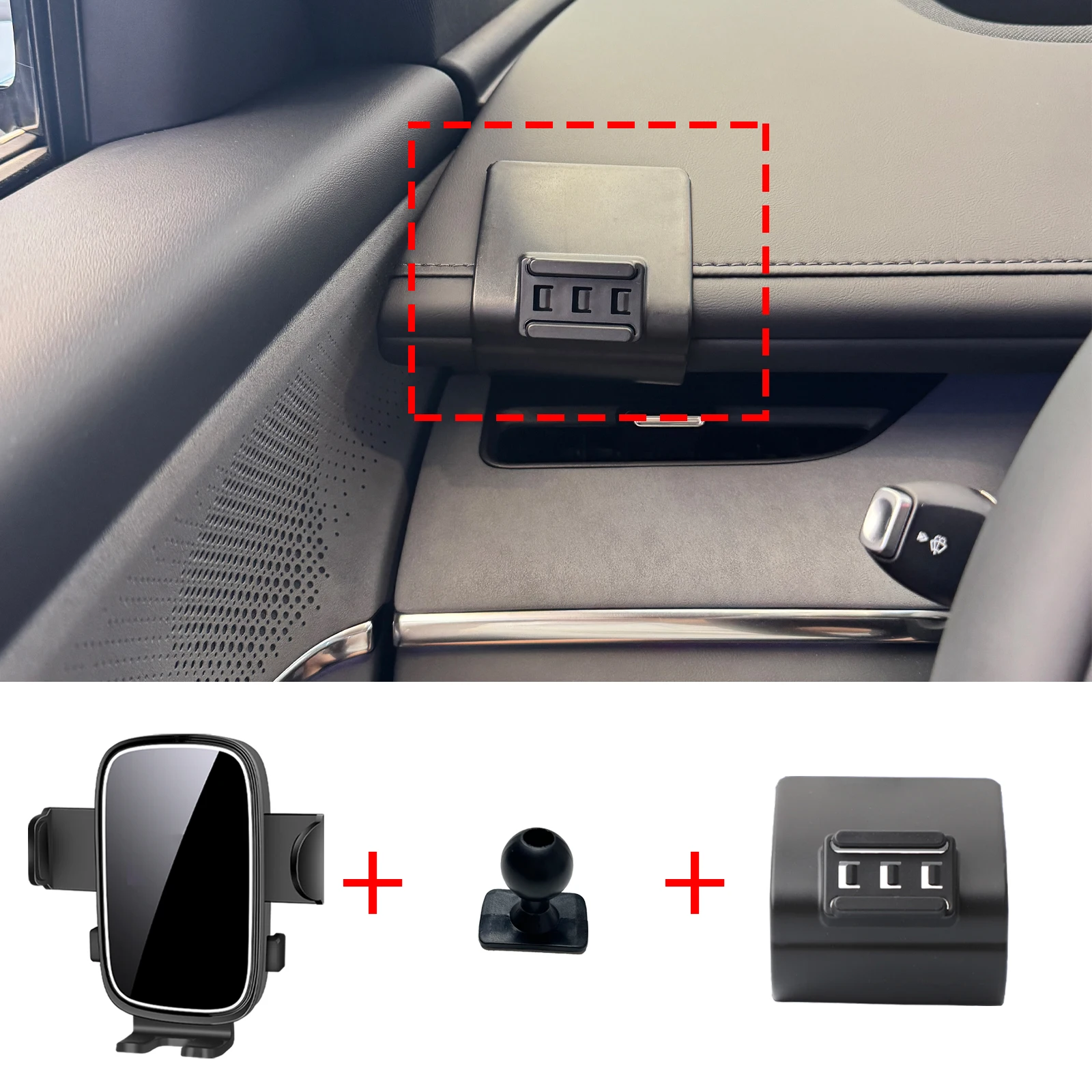 for Changan NEVO Q07 2025 2026 LHD Specific Dashboard Navigation Phone Holder Mount Design Car​​ accessoires