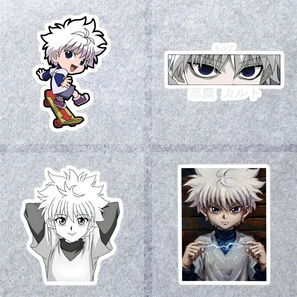 HUNTERxHUNTER Killua Zoldyck Waterproof Stickers For Decorating Car Windows Motorcycles And Computers.