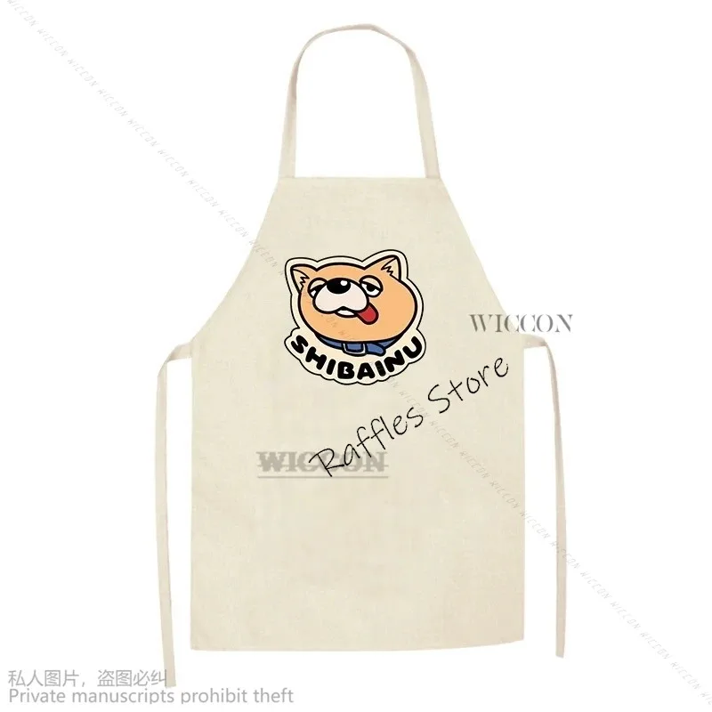 Tatsu Cosplay The Way Of The Househusband Shibainu Apron Dark Brown Anime Kitchen Home Accessories Handbags Pink Apron Cosplay
